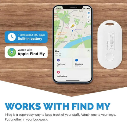 Dispozitiv Anti-Pierdere Inteligent GPS Tracker Compatibil cu Toate Dispozitivele Apple - ZeltriZ