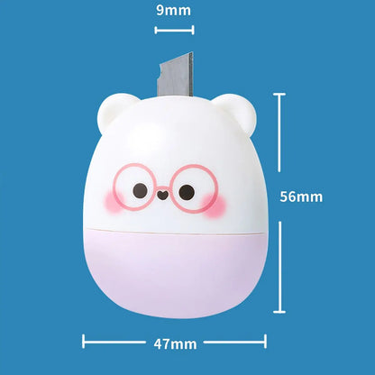 Safe Pad, Model Ursulet, Protectie Impotriva Furtului de Identitate, Stampile Confidentialitate cu Cutter Retractabil - ZeltriZ