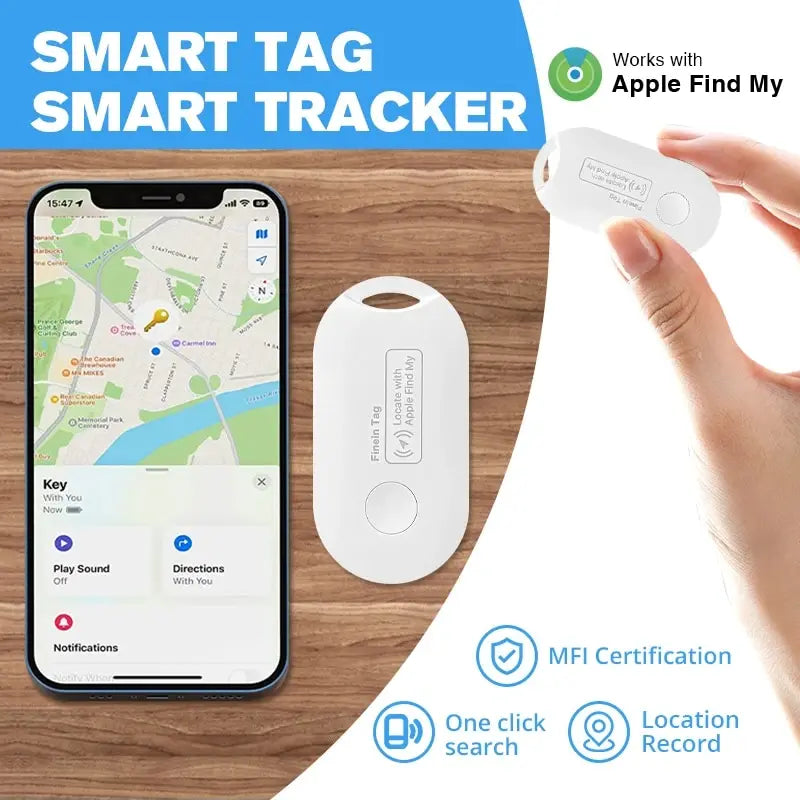 Dispozitiv Anti-Pierdere Inteligent GPS Tracker Compatibil cu Toate Dispozitivele Apple - ZeltriZ