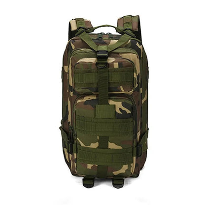 Rucsac Tactic Militar, 30L, Imprimeu Camuflaj, Impermeabil, Ideal pentru Calatori, Catarari in Aer Liber, Vanatoare, Pescuit, Drumetii - ZeltriZ