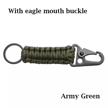 Kit de Supravietuire pentru Camping, Carabinier, Franghie / Cordon Militar Paracord, Nod de Urgenta - ZeltriZ