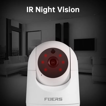 Camera de Supraveghere IP WiFi pentru Interior: Senzor de Miscare, Rotire Automata si Compatibilitate Totala cu Aplicatia TuyaSmart - ZeltriZ