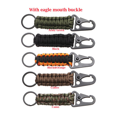 Kit de Supravietuire pentru Camping, Carabinier, Franghie / Cordon Militar Paracord, Nod de Urgenta - ZeltriZ